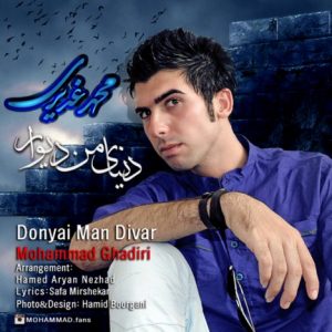 دانلود آهنگ جدید محمد غدیری به نام دنیای من دیوار
